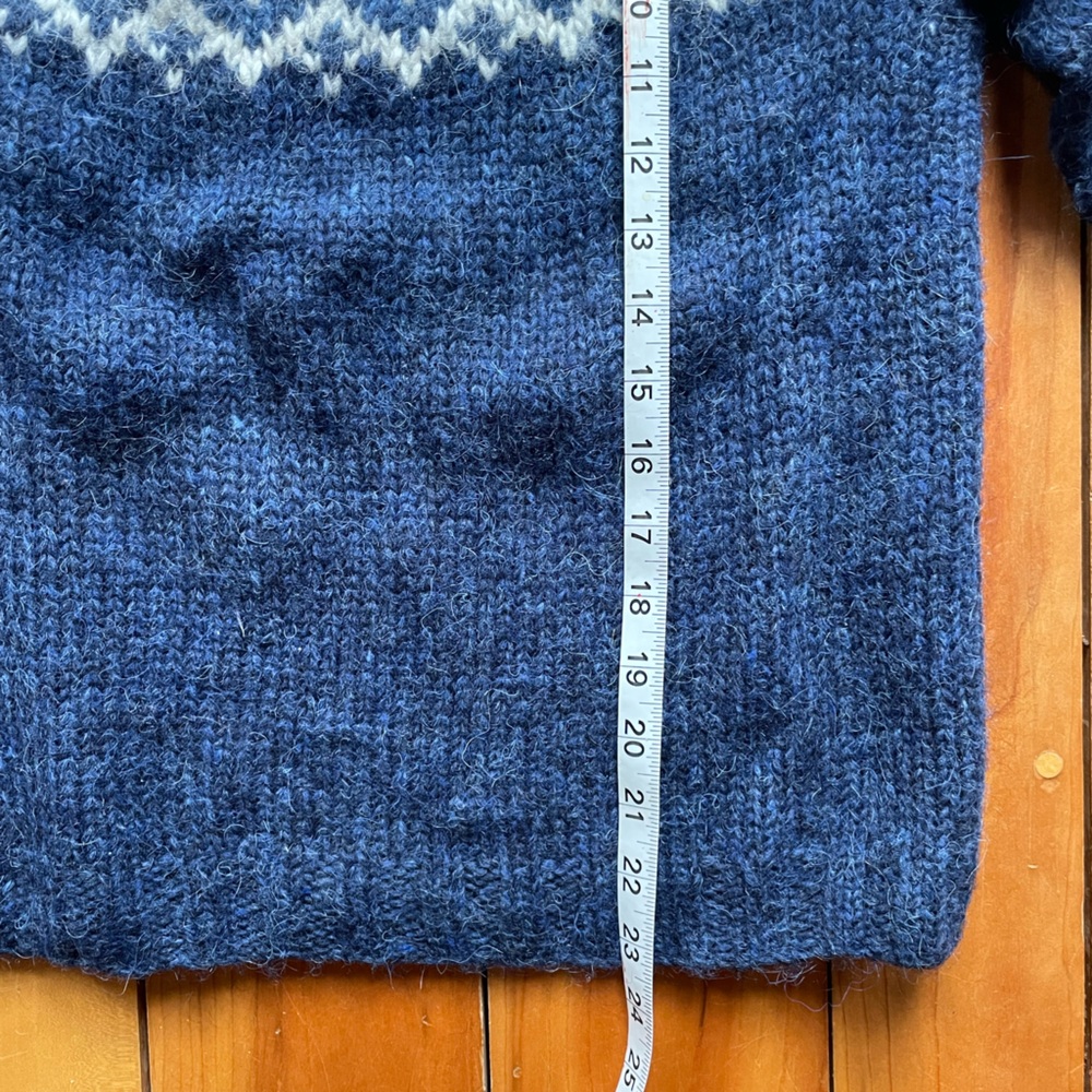 Icewear Edda Sweater Lopapeysa style Blue - Picture 7 of 8